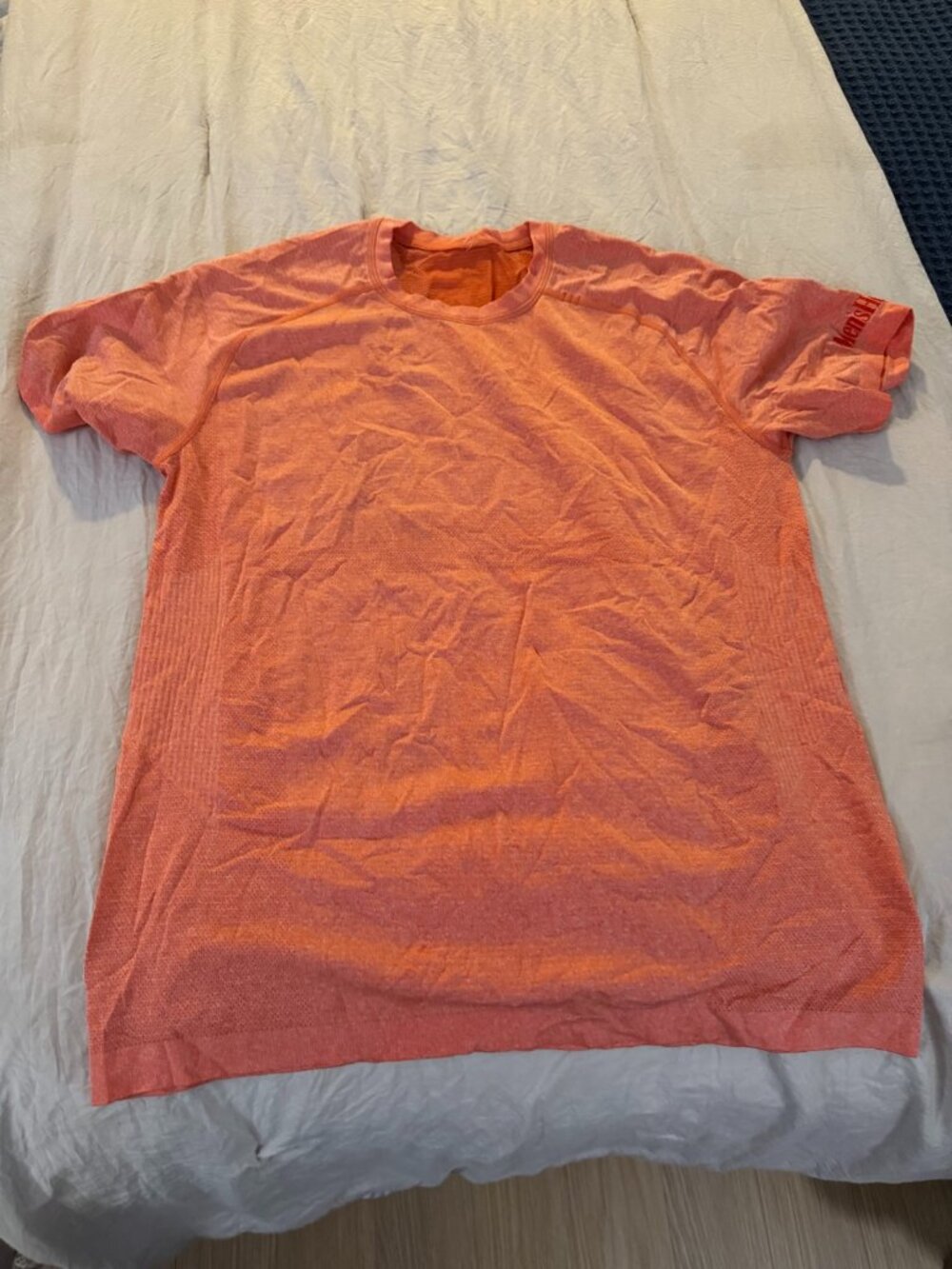 lululemon Metal Vent Tech SS Orange Mens M
